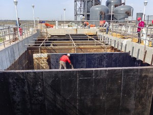 玻璃钢现场防腐