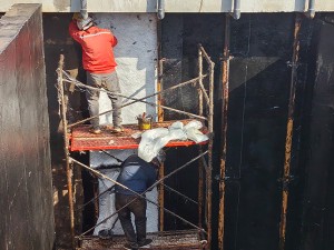 玻璃钢现场防腐